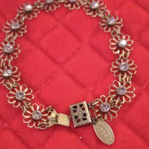 7" bracelet with amethyst color stones tag Liz Paiacios Sf